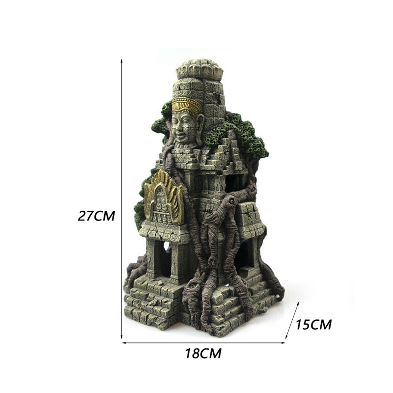 ของตกแต่งตู้ปลา พระพุทธรูปหินโ - Aquarium & Marine Museum Ums บทวิจารณ์และราคา