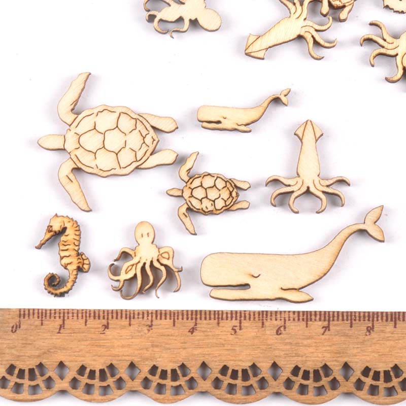 20Pcs 25-40Mmทะเลเต่า/ม้า/ปลาว - Marine Aquarium Decorations บทวิจารณ์และราคา