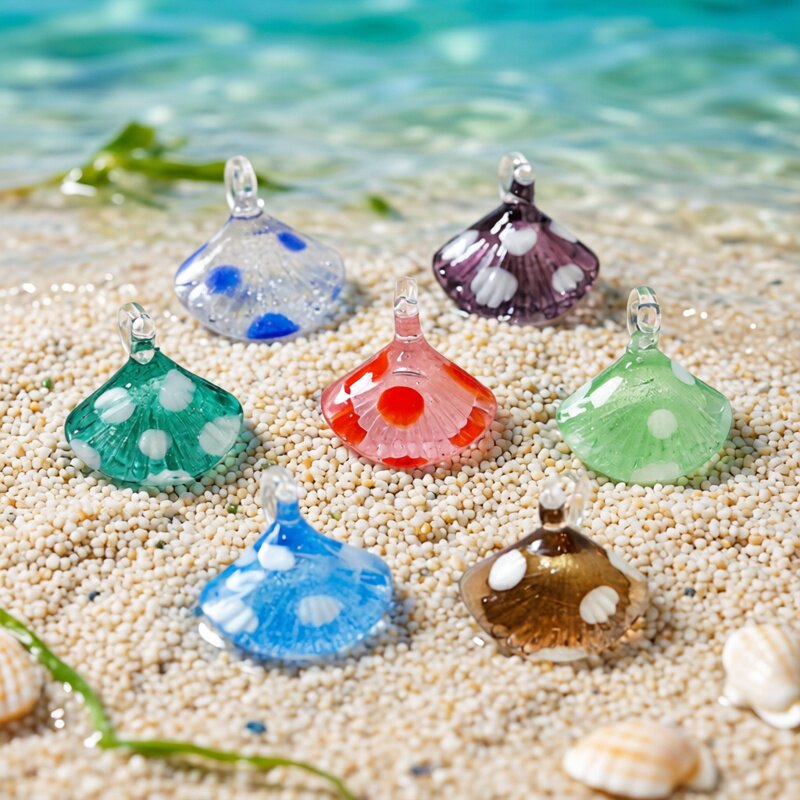 จี้เปลือกหอยหลากสีขนาดเล็ก น่า - Marine Aquarium Decorations บทวิจารณ์และราคา