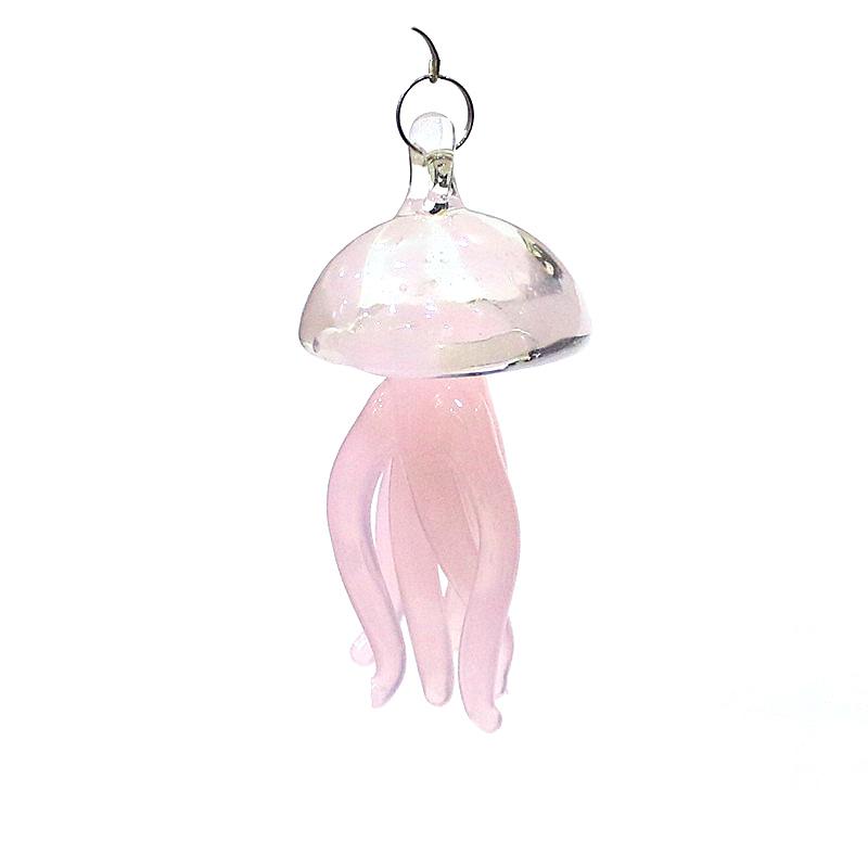 จี้แก้วแมงกะพรุนสีชมพูเครื่องป - Marine Aquarium Decorations บทวิจารณ์และราคา